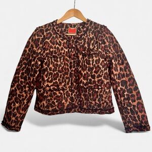 J. Crew Animal Print Jacket